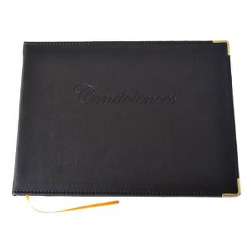 Black 'Condolences' Book (END OF LINE)