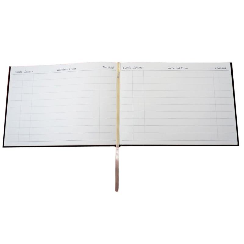 Black 'Condolences' Book (END OF LINE)