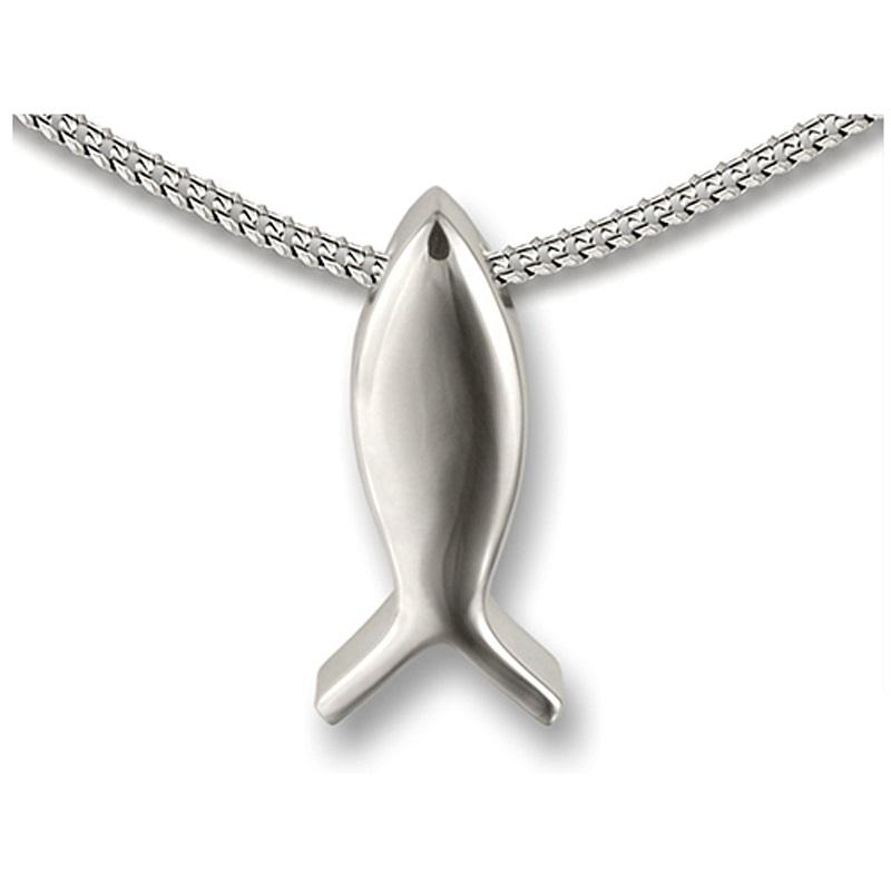 Sterling Silver Fish Slide Pendant (END OF LINE)
