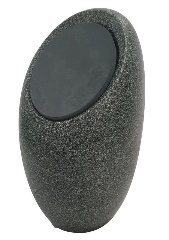 Highdown Urn with Dark Plaque (Granite Effect) - Adult