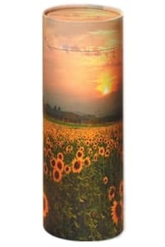 Sunflowers Ash Scattering Tube - 4L Large