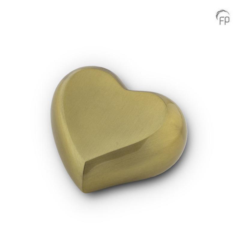Metal Heart (Gold, Smooth Panel) - Keepsake