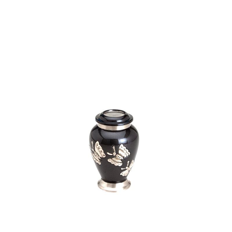Brass Butterfly Urn (Grey) - Keepsake
