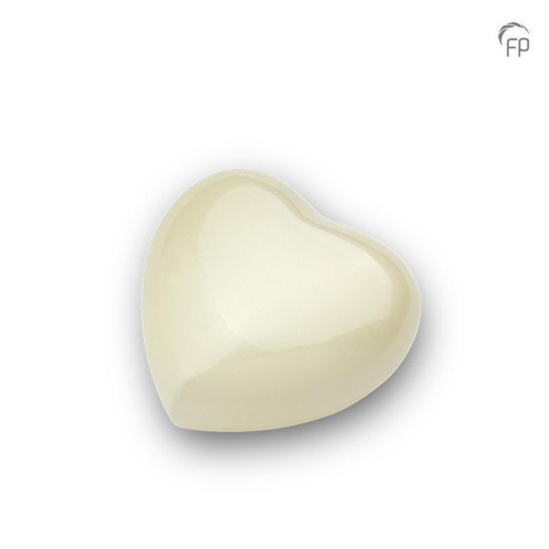 Metal Heart (Pearl White) - Keepsake