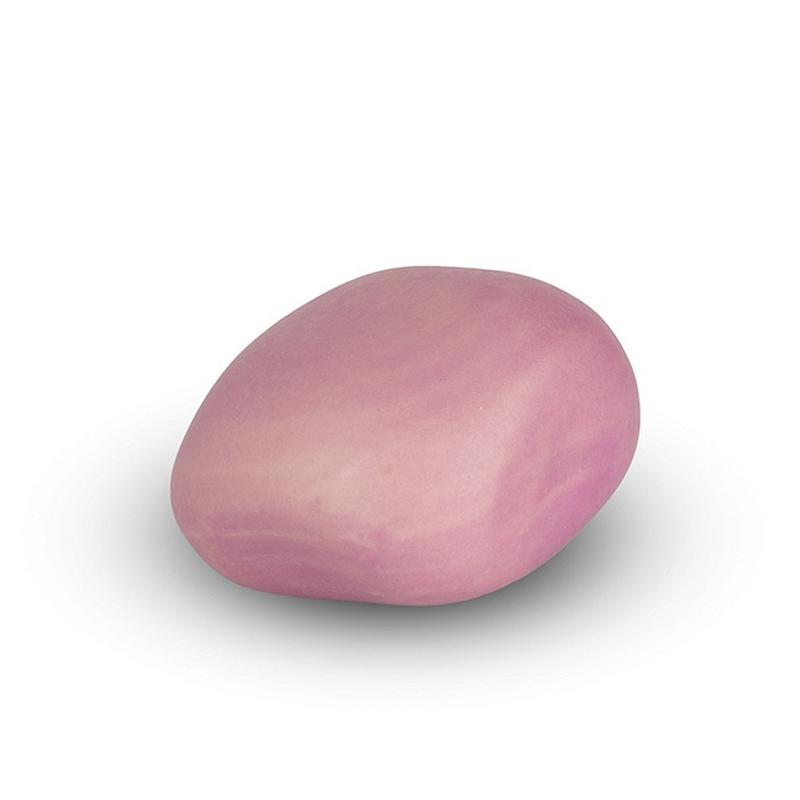Ceramic Cuddle Stone (Pink, High Shine) - Keepsake