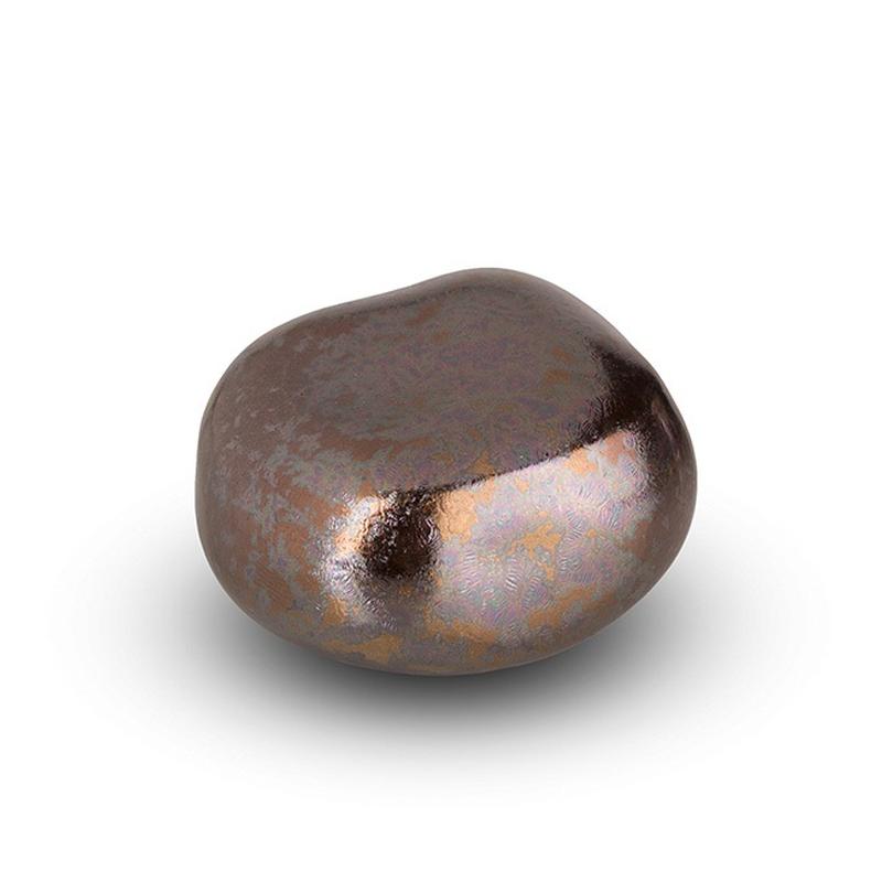 Ceramic Cuddle Stone (Bronze, Mottled) - Keepsake