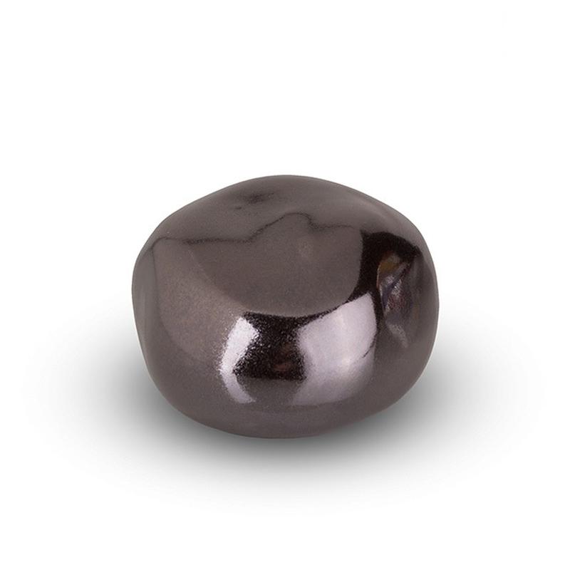 CERAMIC CUDDLE STONE (RUSTIC BRONZE) -KEEPSAKE