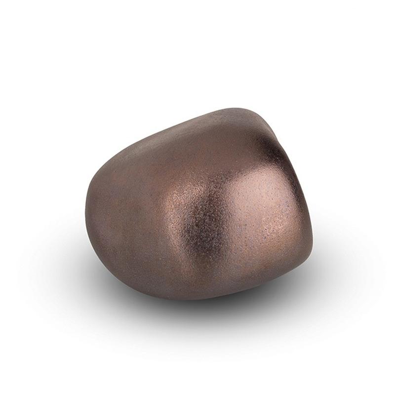 Ceramic Cuddle Stone (Rustic Bronze, Matt) - Keepsake