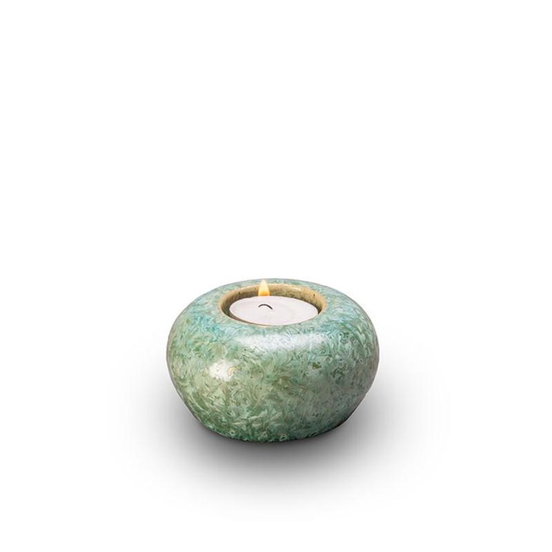 Ceramic Candle Holder (Green) - Keepsake