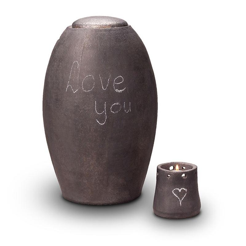 Ceramic Candle Holder with Writable Surface - Keepsake