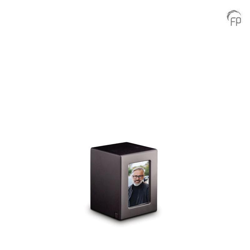 MDF Photo Urn (Black) - Small