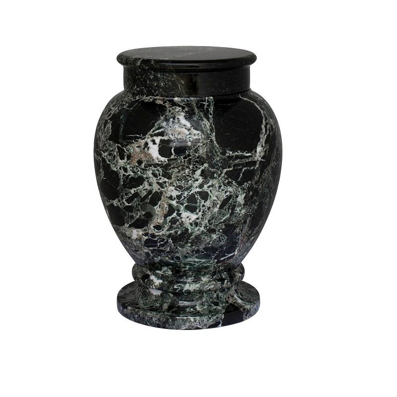 Marble Urn (Black with White) - Adult