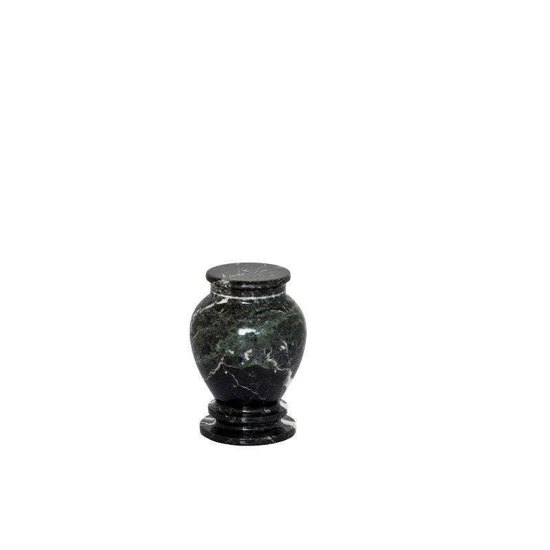 Marble Urn (Black with White) - Keepsake