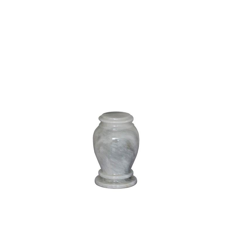Marble Urn (Mottled Grey)- Keepsake