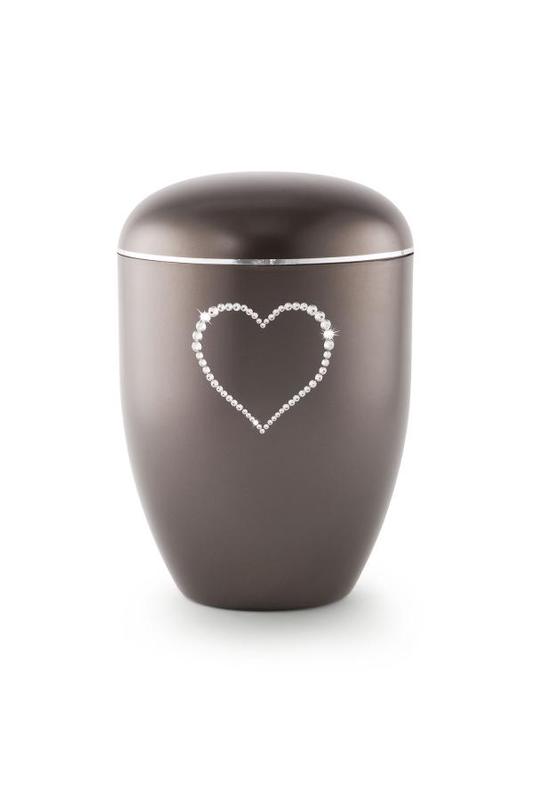Arboform Crystal Heart Urn (Chocolate) - XL Adult