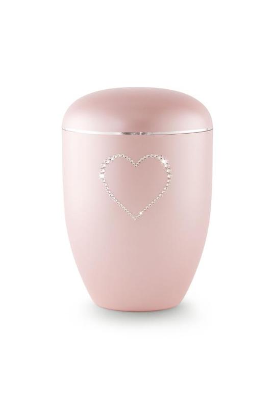 Arboform  Crystal Heart Urn (Pink) - XL Adult
