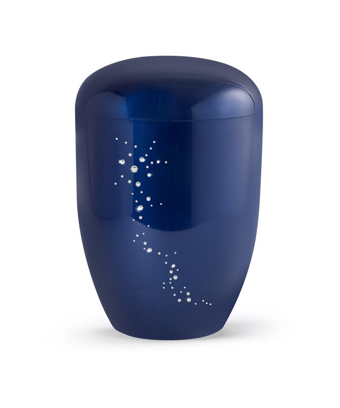 Arboform Crystal Shooting Star Urn (Midnight Blue) - XL Adult