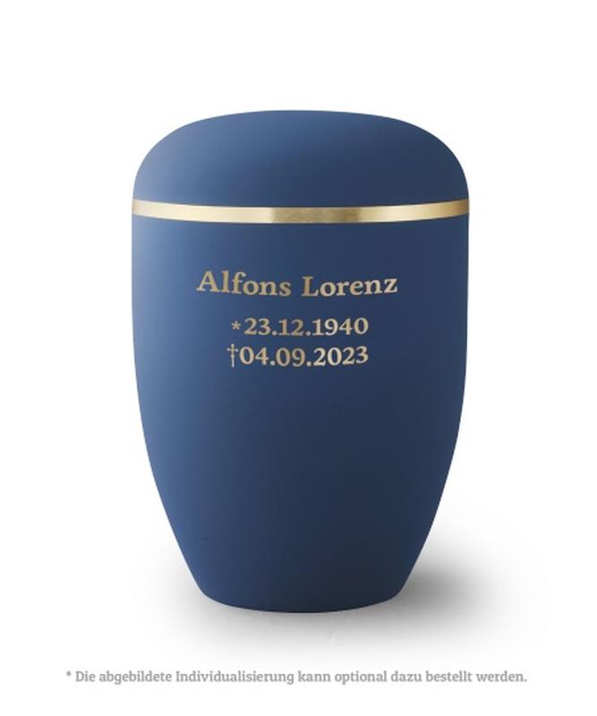 Arboform Gold Border Urn (Olive Green) - XL Adult