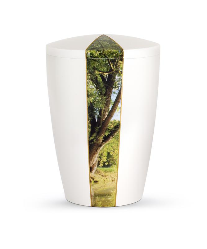 Arboform Natura Woodlands Urn (Pearl) - XL Adult