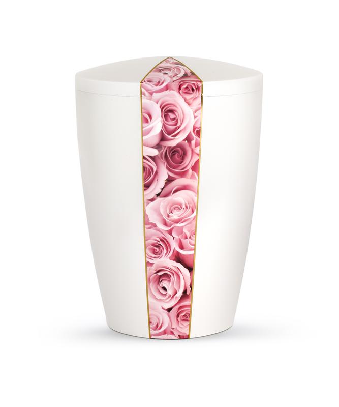 Arboform Natura Pink Rose Urn (Pearl) - XL Adult