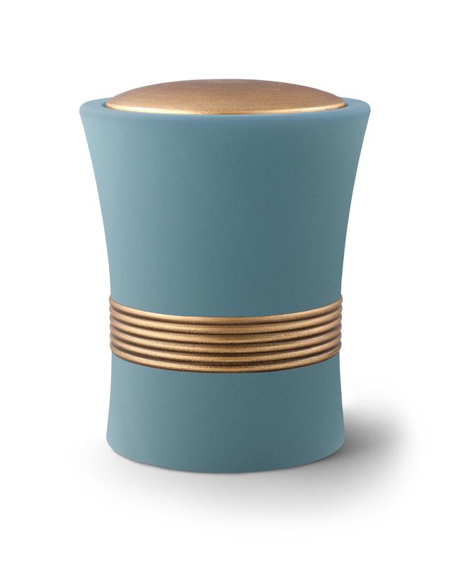 Ceramic Luxor Urn (Turquoise) - Adult (END OF LINE)