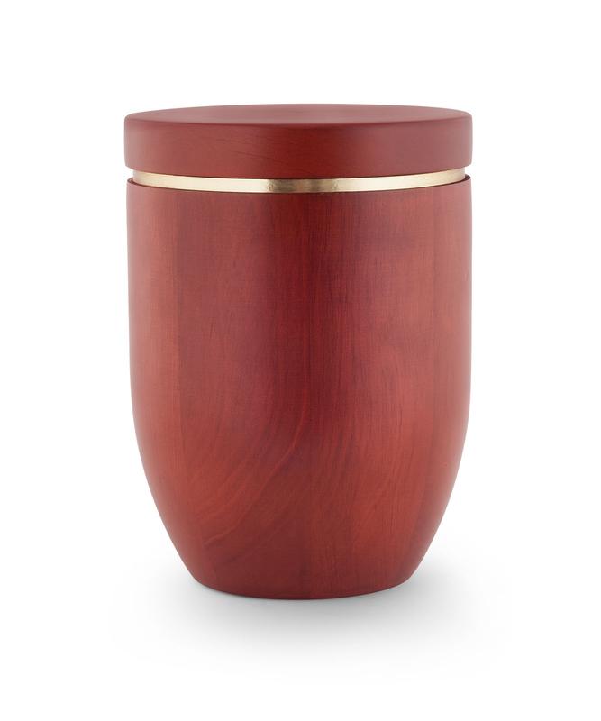 Wooden Flat Top Urn (Mahogany) - XL Adult