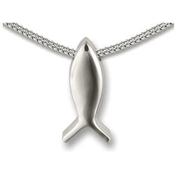 Sterling Silver Fish Slide Pendant (END OF LINE)