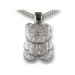 Sterling Silver Teddy Pendant (END OF LINE)