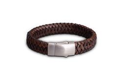 Embrace Bracelet (Brown, Wide Band)