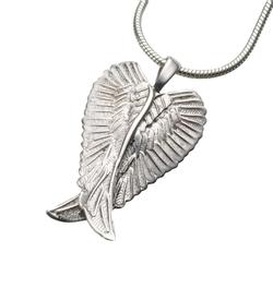 Sterling Silver Angel Wings Pendant (END OF LINE)