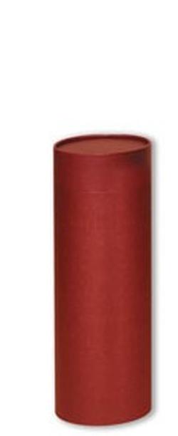 Burgundy Ash Scattering Tube - 2L Medium