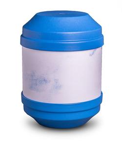 Biodegradable Writable Surface Urn (Blue) (END OF LINE)