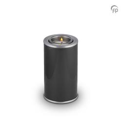 Brass Candle Holder (Black with Silver Trim) - Keepsake