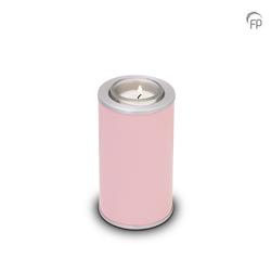 Metal Candle Holder (Pink with Silver Trim) - Keepsake (END OF LINE)