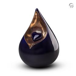Ceramic Celest Urn with Heart (Cobalt Blue) -  Adult