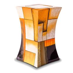 Fibreglass Lantern Design Urn (Yellow) - Small (END OF LINE)