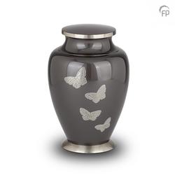 Brass Butterfly Urn (Grey) - Adult