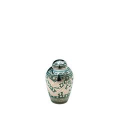  Brass Birds Urn (Green) - Keepsake