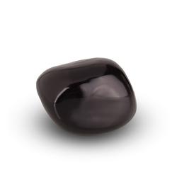 Ceramic Cuddle Stone (Black, High Shine) - Keepsake