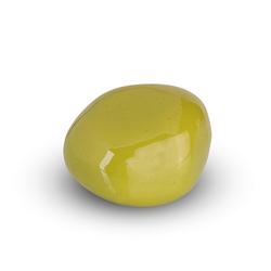 Ceramic Cuddle Stone (Apple Green, High Shine) - Keepsake