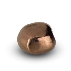 Ceramic Cuddle Stone (Bronze / Gold, High Shine) - Keepsake