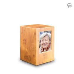 MDF Photo Urn (Light Wood) - Adult