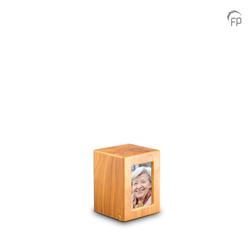 MDF Photo Urn (Light Wood) - Small