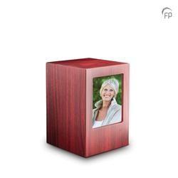 MDF Photo Urn (Dark Wood) - Adult