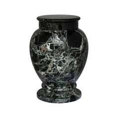 Marble Urn (Black with White) - Adult