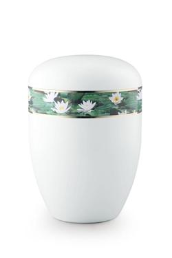 Arboform Water Lily Border Urn (White) - XL Adult