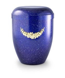 Arboform Urn (Blue with Gold Motif) - XL Adult (END OF LINE)