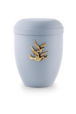 Arboform Brass Birds Urn (Pale Blue) - XL Adult