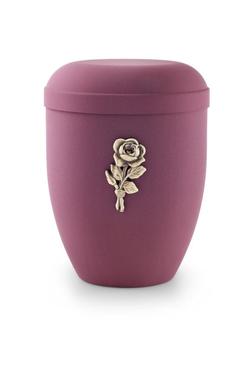 Arboform Brass Rose Urn (Dark Pink) - XL Adult