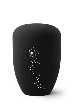 Arboform Crystal Shooting Star Urn (Black) - XL Adult